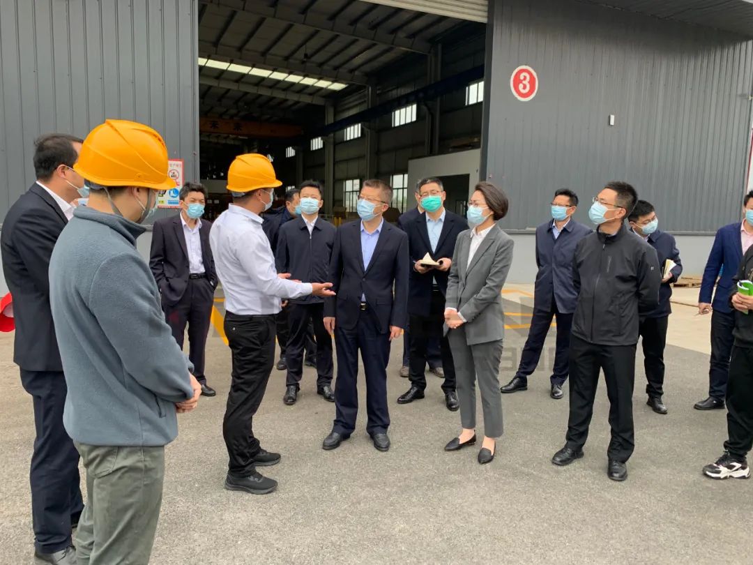 热烈欢迎东台市市长商建明一行莅临调研指导工